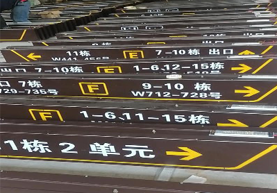  九龙广告标识中，常见的几种安装方式。