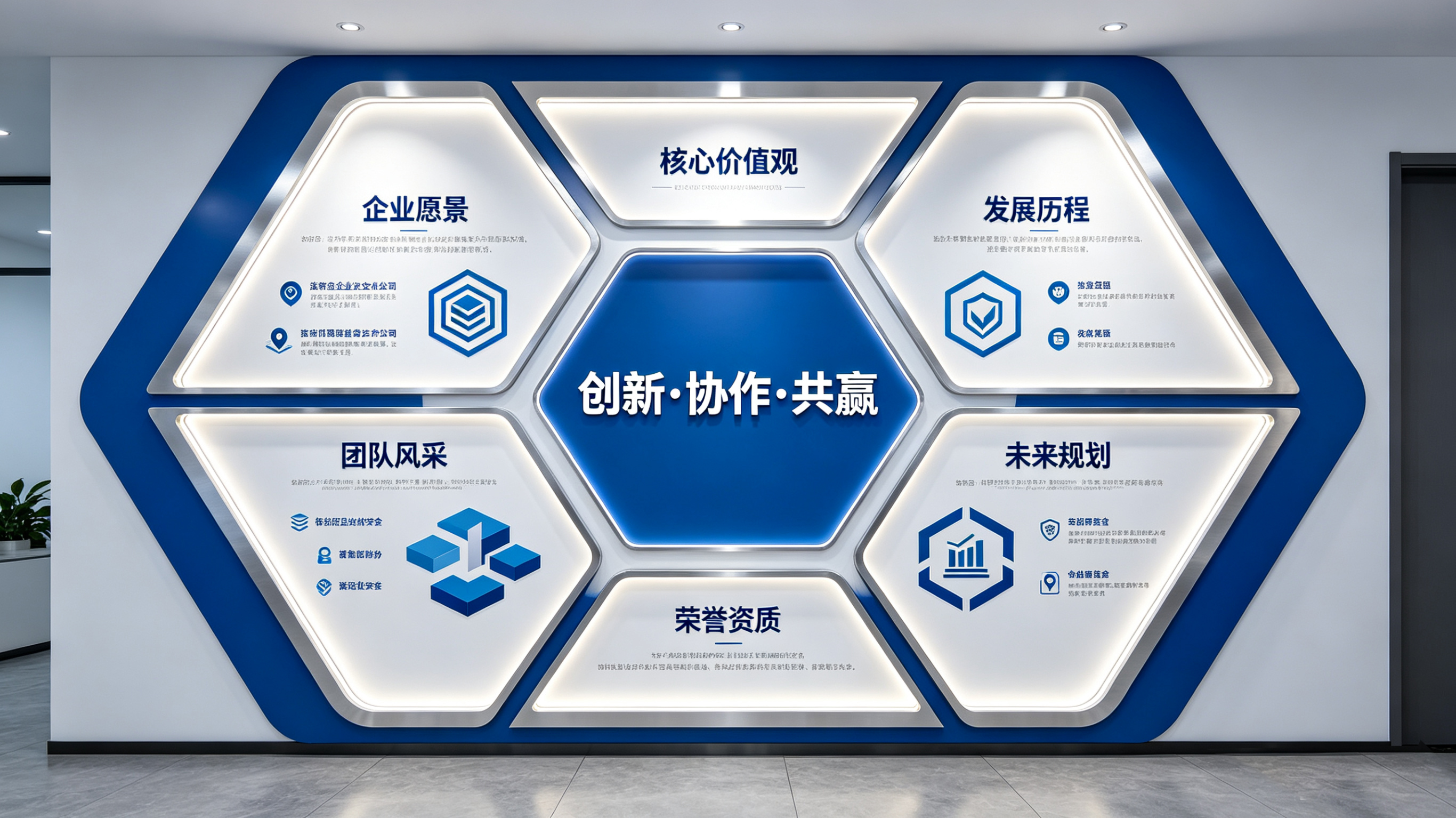  九龙企业文化墙六边形避坑指南（新手常犯5个错误）